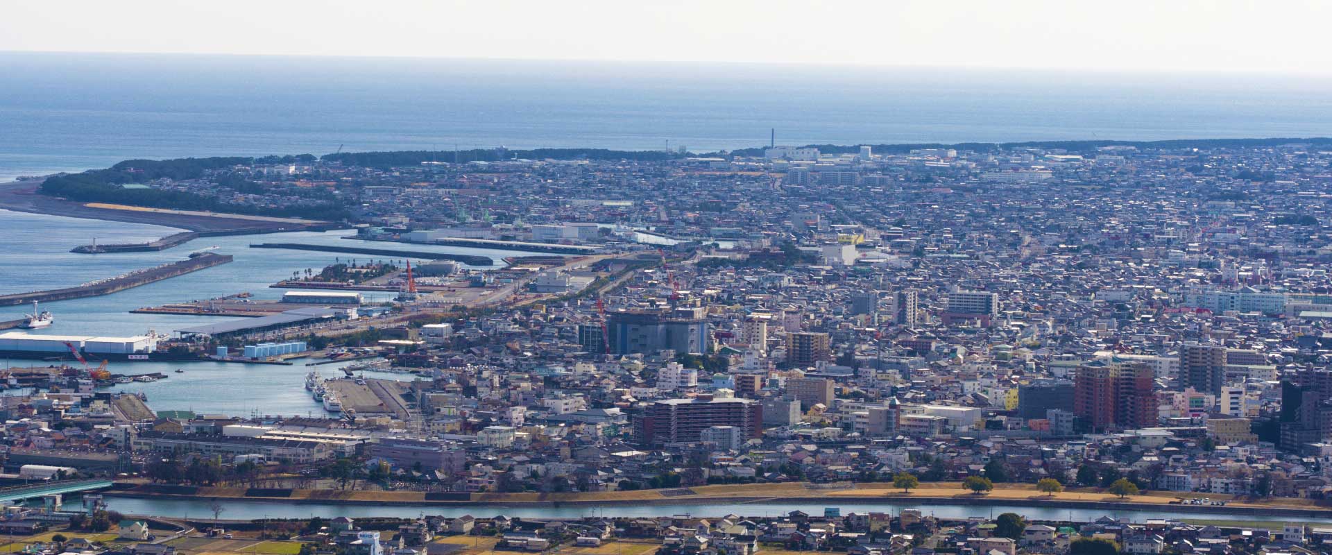 焼津市の街の風景